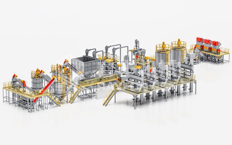 PET 3A級(jí)瓶片回收清洗線